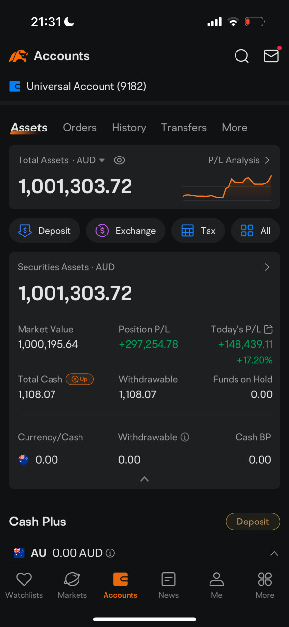 $1m for the first time!