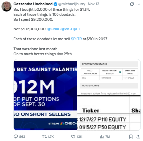 大空头Michael Burry：业绩记录——短期成功，长期失败