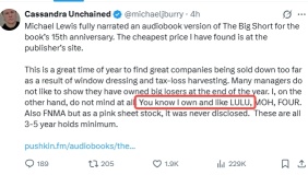 マイケル・バリー氏がLululemonを12倍のP/E比率で選定、海外成長率20％―ウォール街のヨガウェア巨人への評価は誤りか？