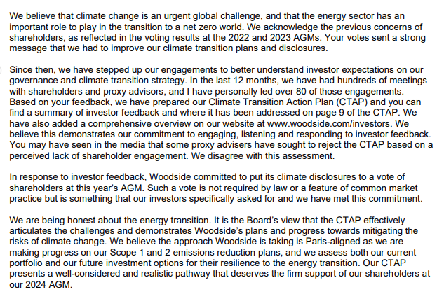 No  @WoodsideEnergy re your CEO's report, you wimps: you've been totally captured by climate alarmist fools whom you are letting destroy shareholder value. Ther...