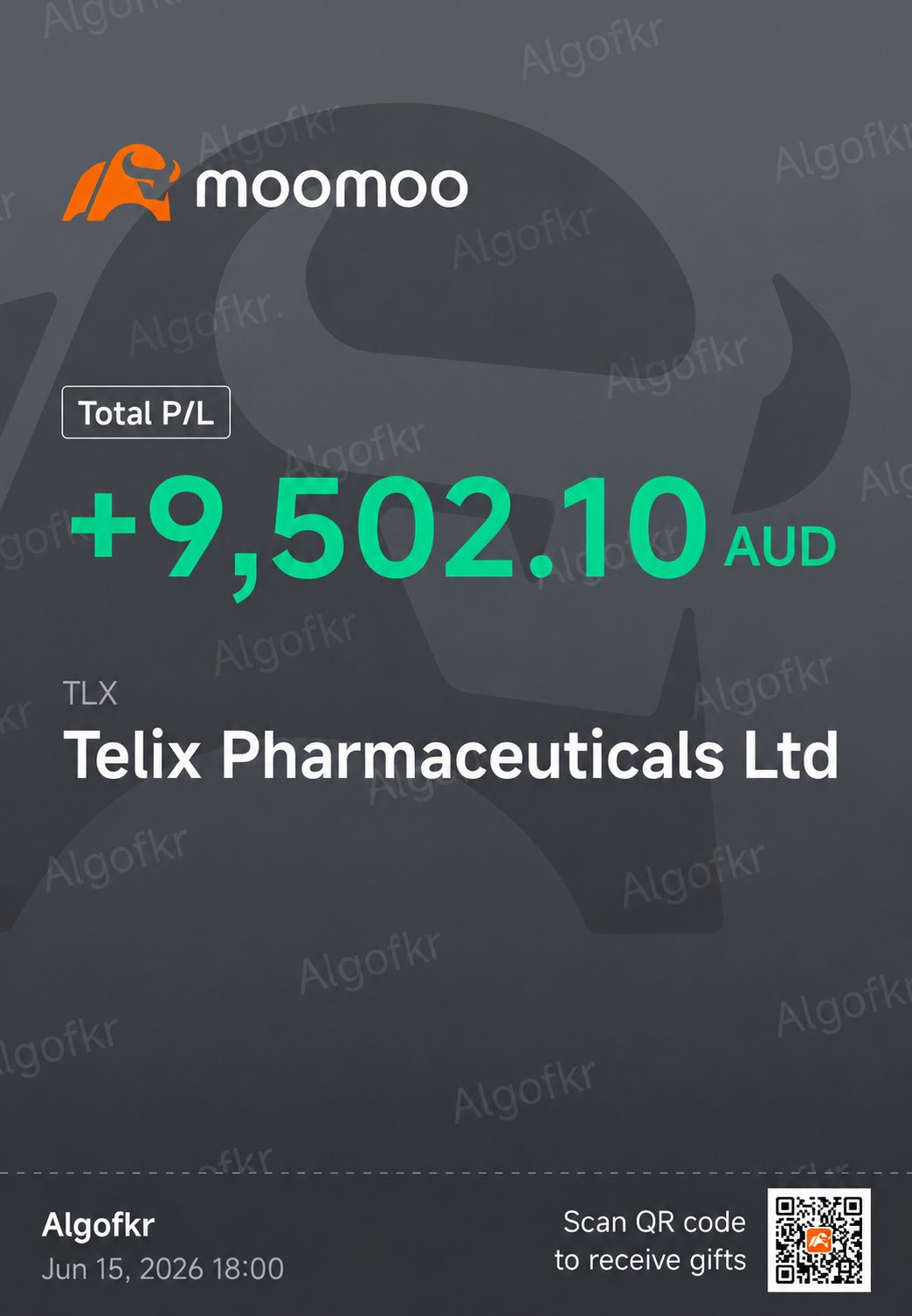 上週買入了10,000股。如果明天股價未能突破14.20，我就要清倉了。