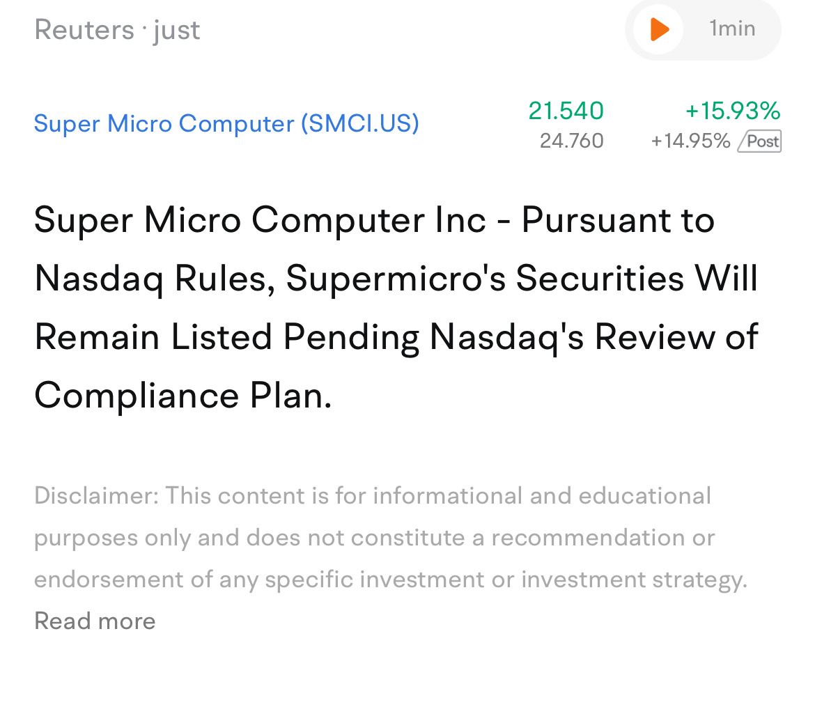 $Super Micro Computer (SMCI.US)$