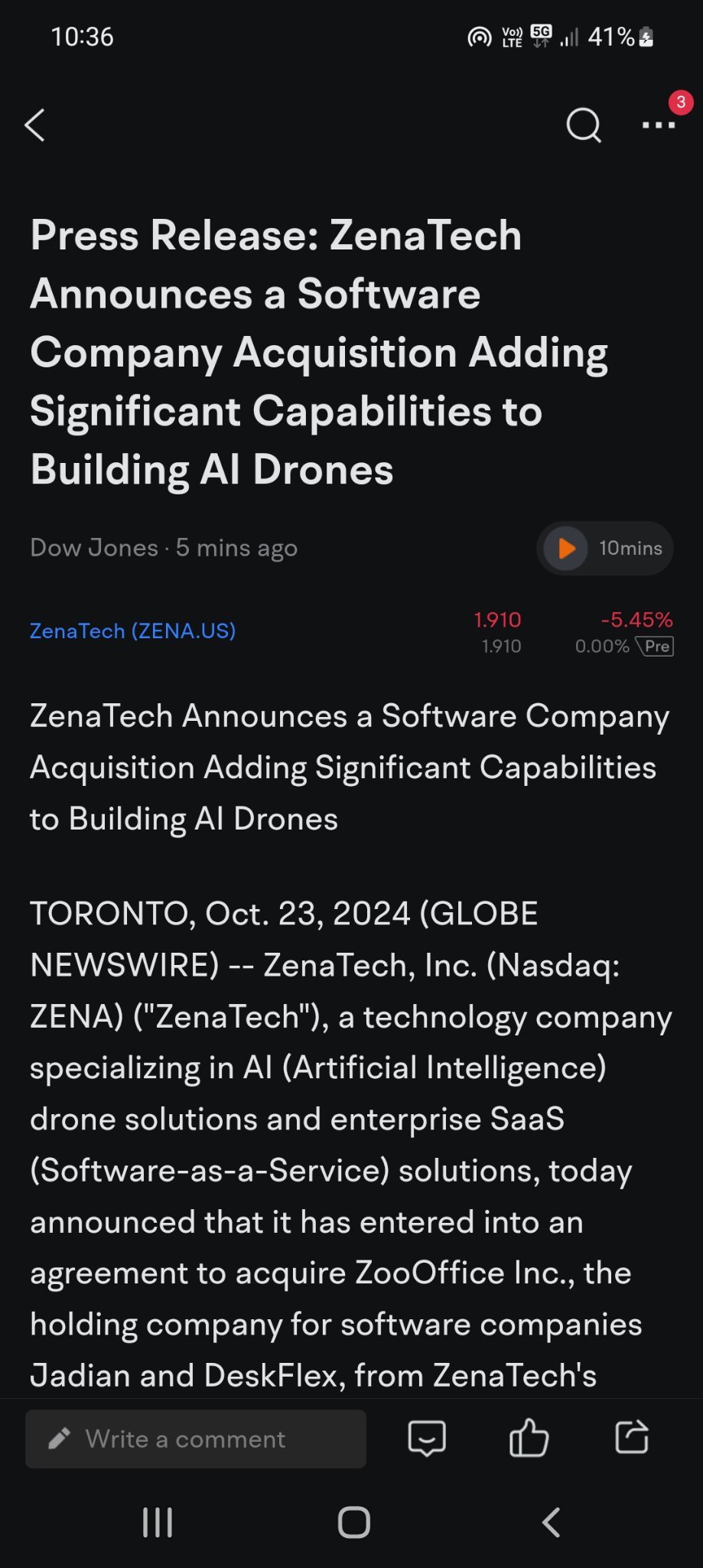 $特斯拉 (TSLA.US)$ ZENA