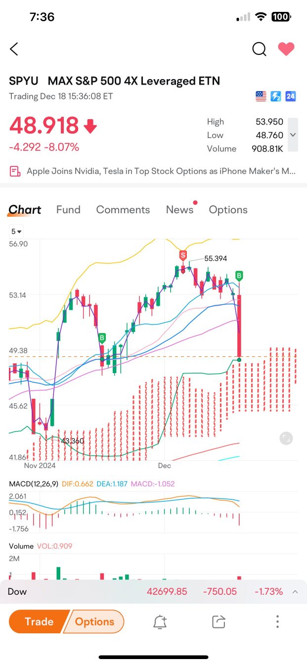 こんにちは👋 S&P 500が入りました