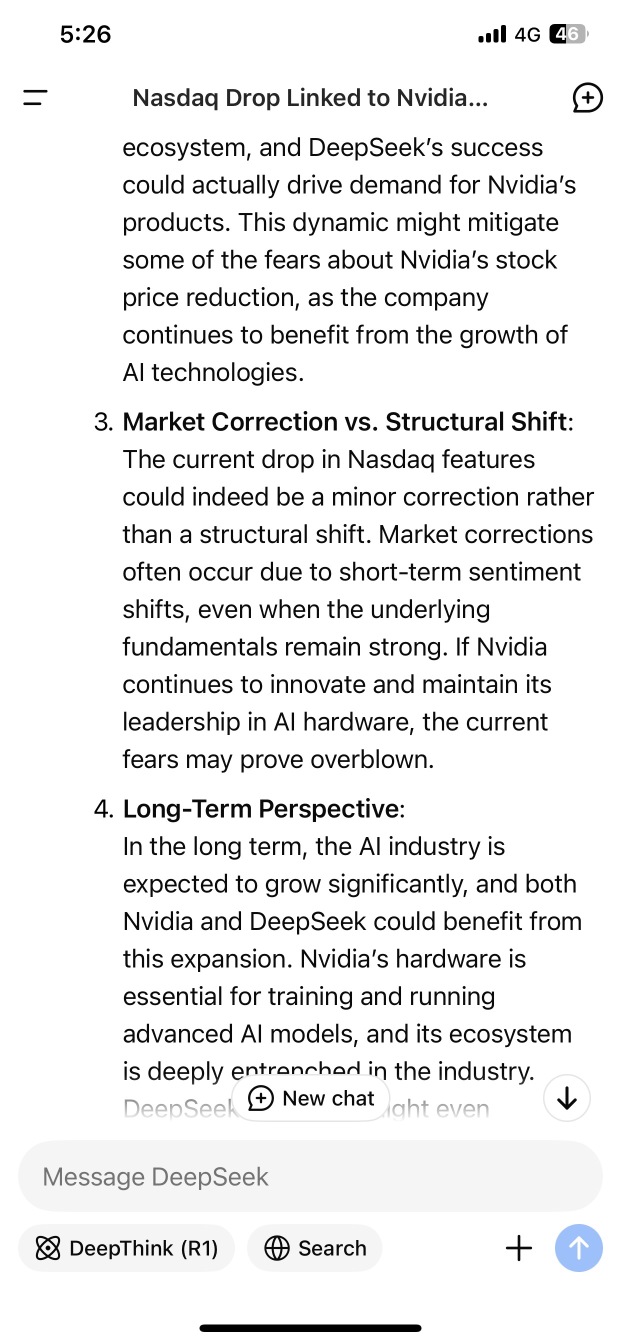 If doubt, ask the one causes this problem!! Nvidia Nasdaq