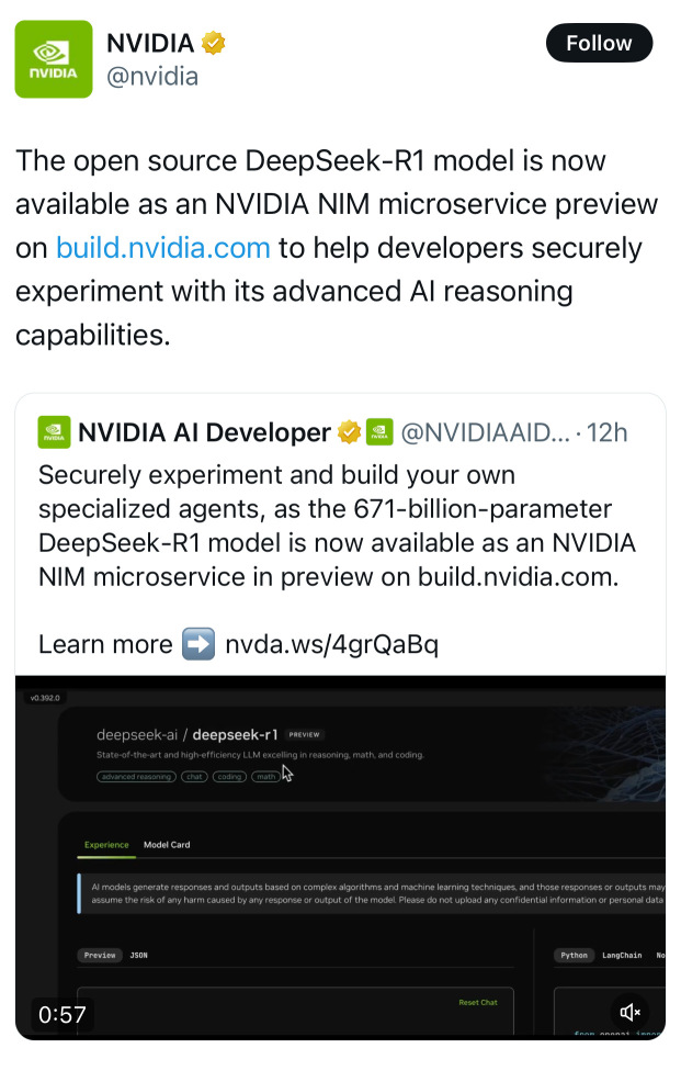 NVIDIA & DeepSeeek