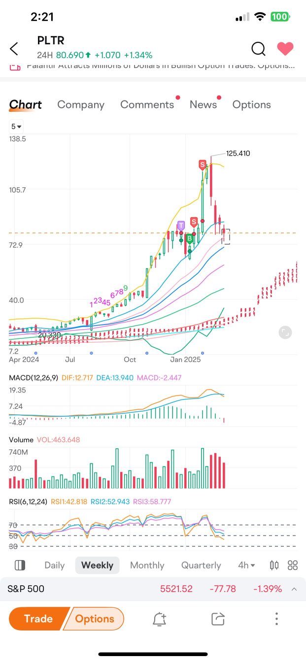 PLTR Technical Analysis