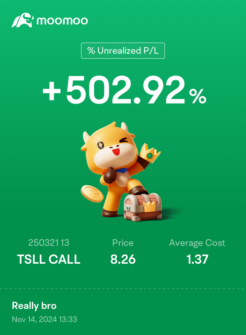 $Direxion Daily TSLA Bull 2X Shares (TSLL.US)$