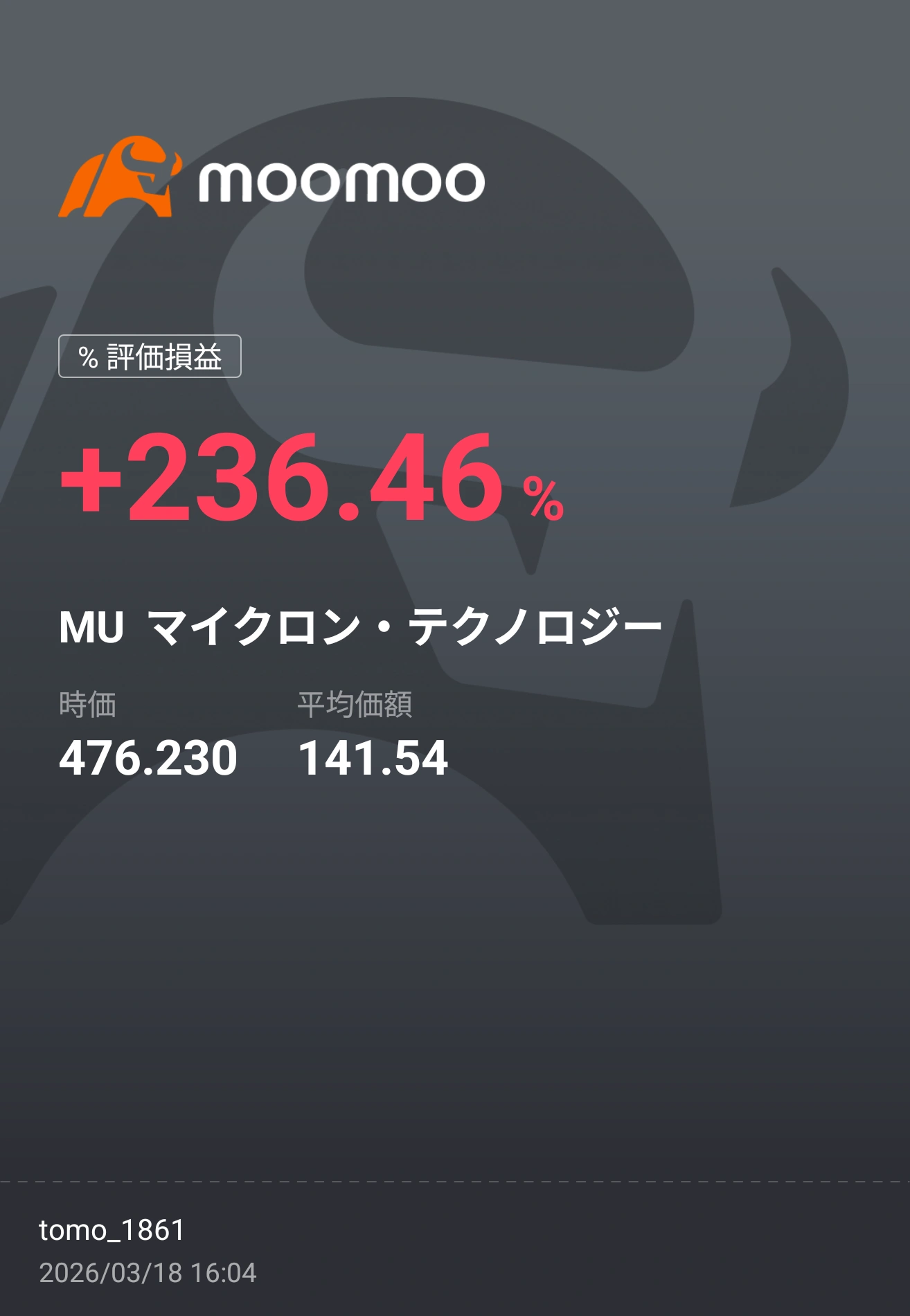 JX金属購入で利益300%超