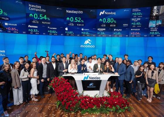 MOOMOO Celebrates Financial Literacy Month with Business Partners on NASDAQ