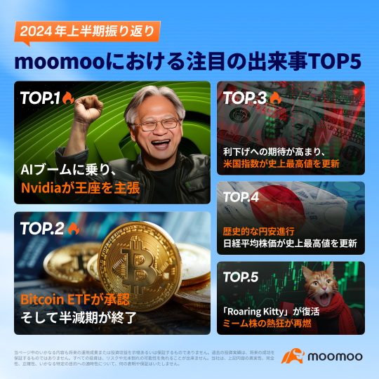 【2024年上半期振り返り】moomooにおける注目の出来事TOP5