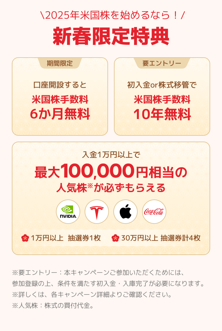 今だけ手数料無料のWチャンス！新春限定キャンペーン実施中！ - moomooコミュニティ