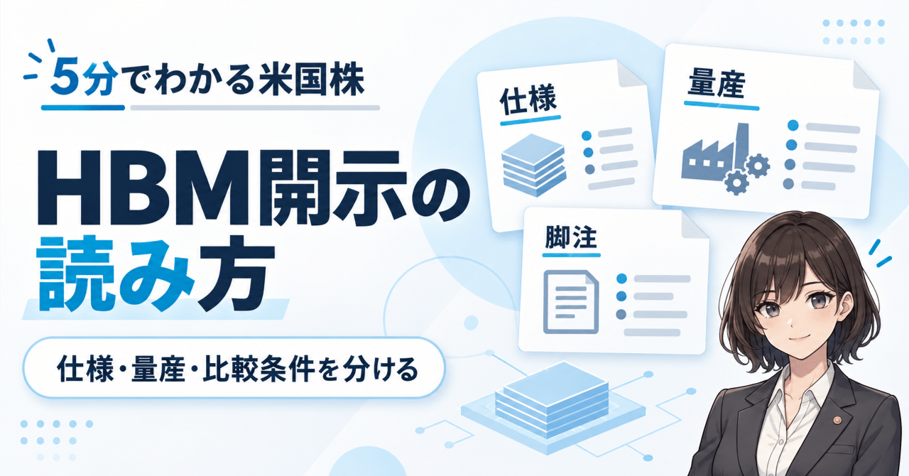 [Understand in 5 Minutes] How to Read HBM Disclosures—Separa ...