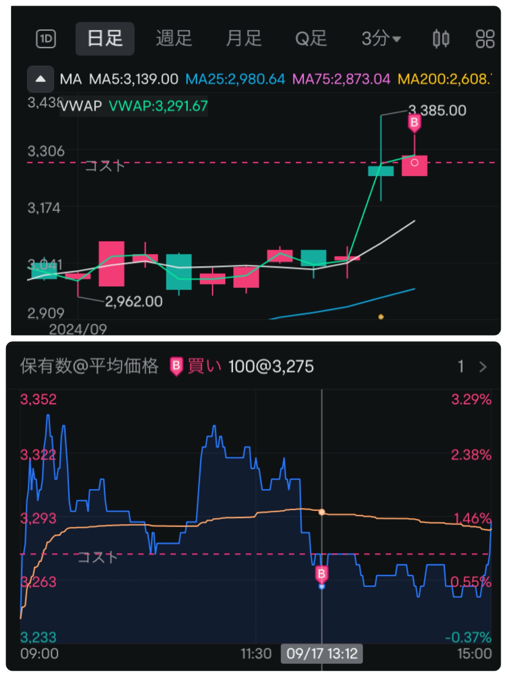 9/17 Investment Diary