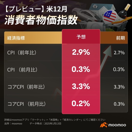 【CPIプレビュー】米12月CPI、15日夜発表予定　米インフレ抑制に暗雲、FRB利下げ休止観測を後押しか？