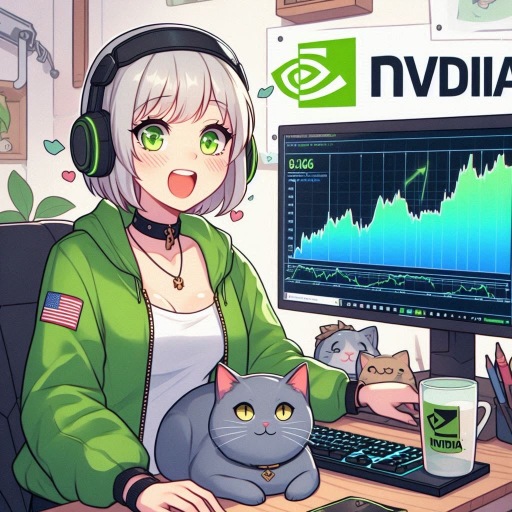 NVIDIA今天也在上漲(・Д・)b☆