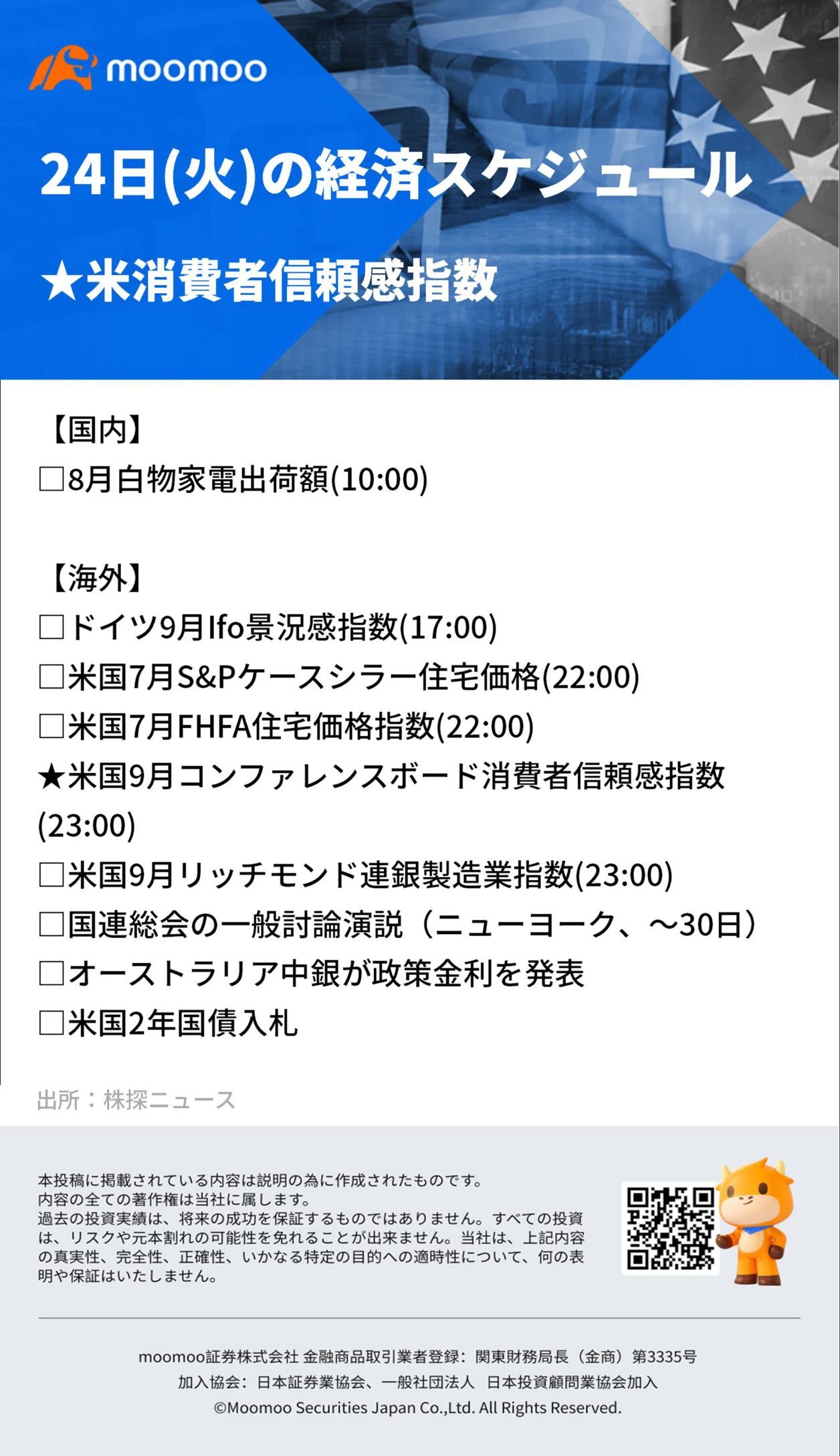 今日經濟日程