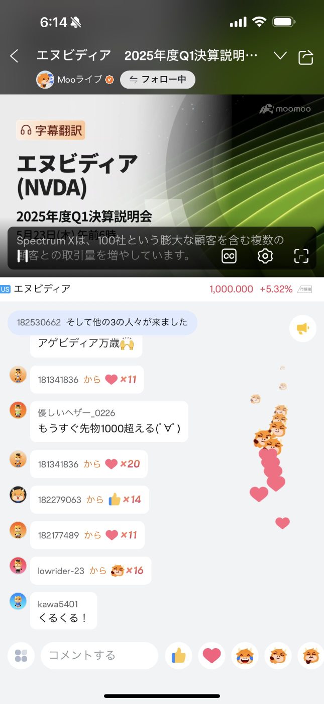 1000ドルの瞬間