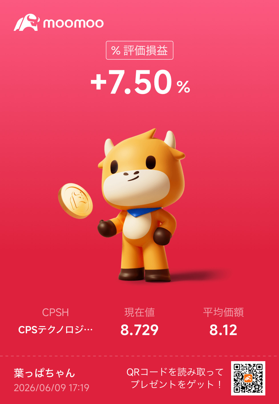 $CPS Technologies (CPSH.US)$ 感覺還能再玩一會兒呢🤏✨