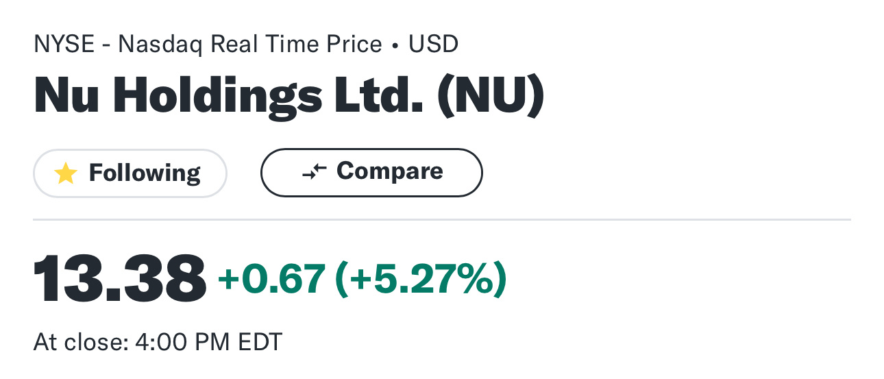 Nu Holdings (NU) 2024 Q2 financial results have been announced ‼️