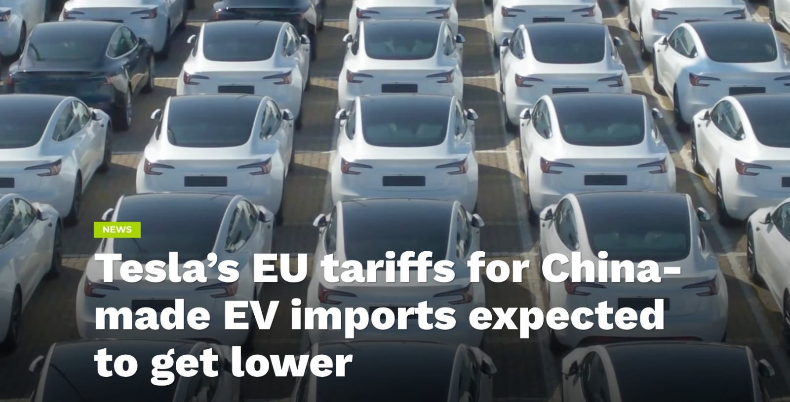 Good news for Tesla, there is a possibility of a reduction in EU tariffs on Chinese-made EV imports.