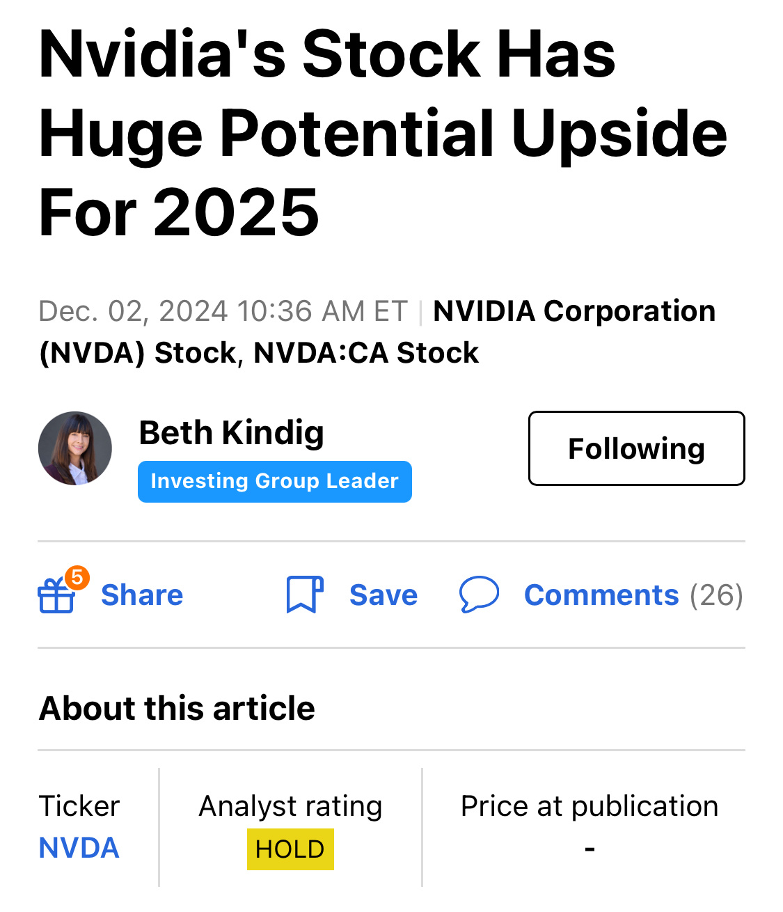 英伟达股价有望在2025年大幅上涨- moomoo 社区