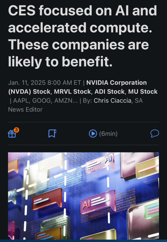 CES は AI と高速コンピューティングに重点を置きました。これらの企業は恩恵を受ける可能性が高いです。