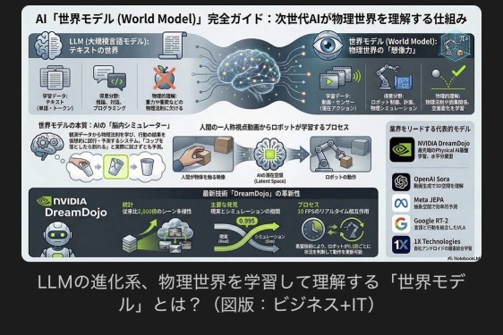 NVIDIA announces robot world model AI 'DreamDojo,' enabling robots to learn from human videos
