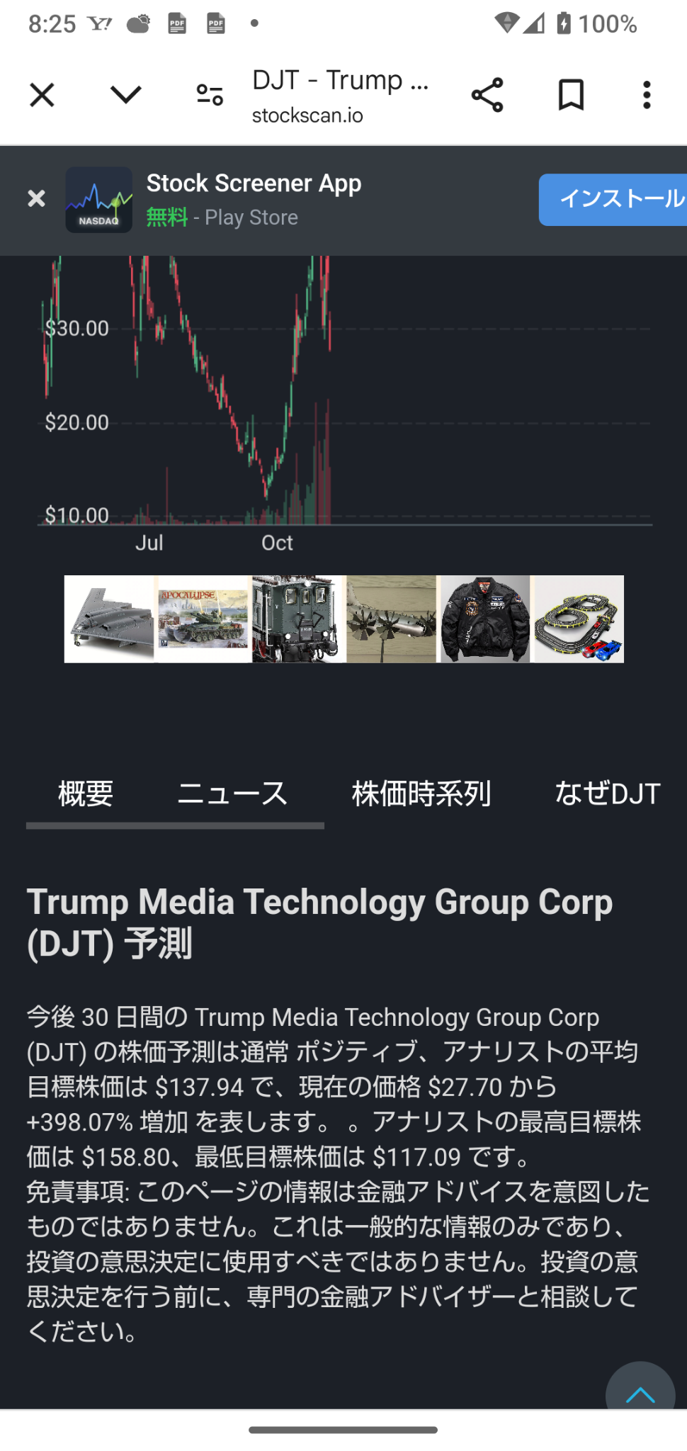 $Trump Media & Technology (DJT.US)$ When I was 31, I bought 150 shares on Rakuten. Due to being busy at work, I couldn't take profits and it has led to this poi...