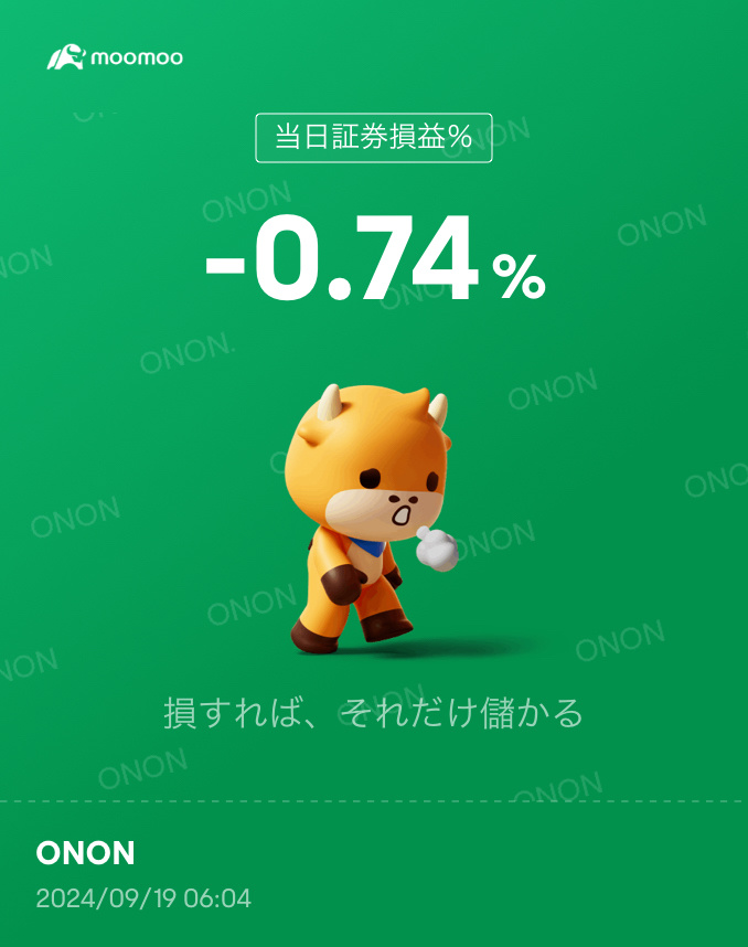 Good morning! As expected, it seems that there was a 0.5% interest rate cut. When I woke up to go to the bathroom after 3 am, everything was rising, so I was re...