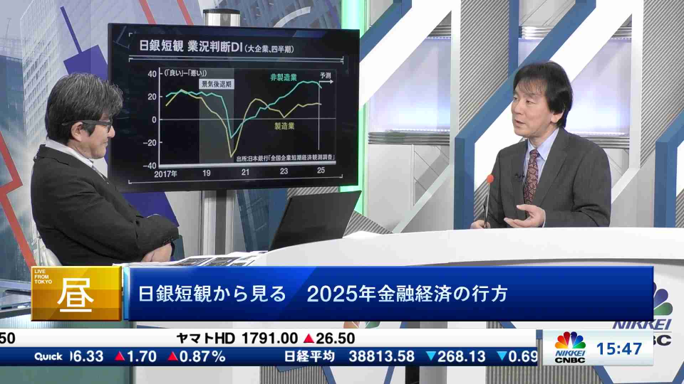 日銀短観から見る2025年金融経済の行方