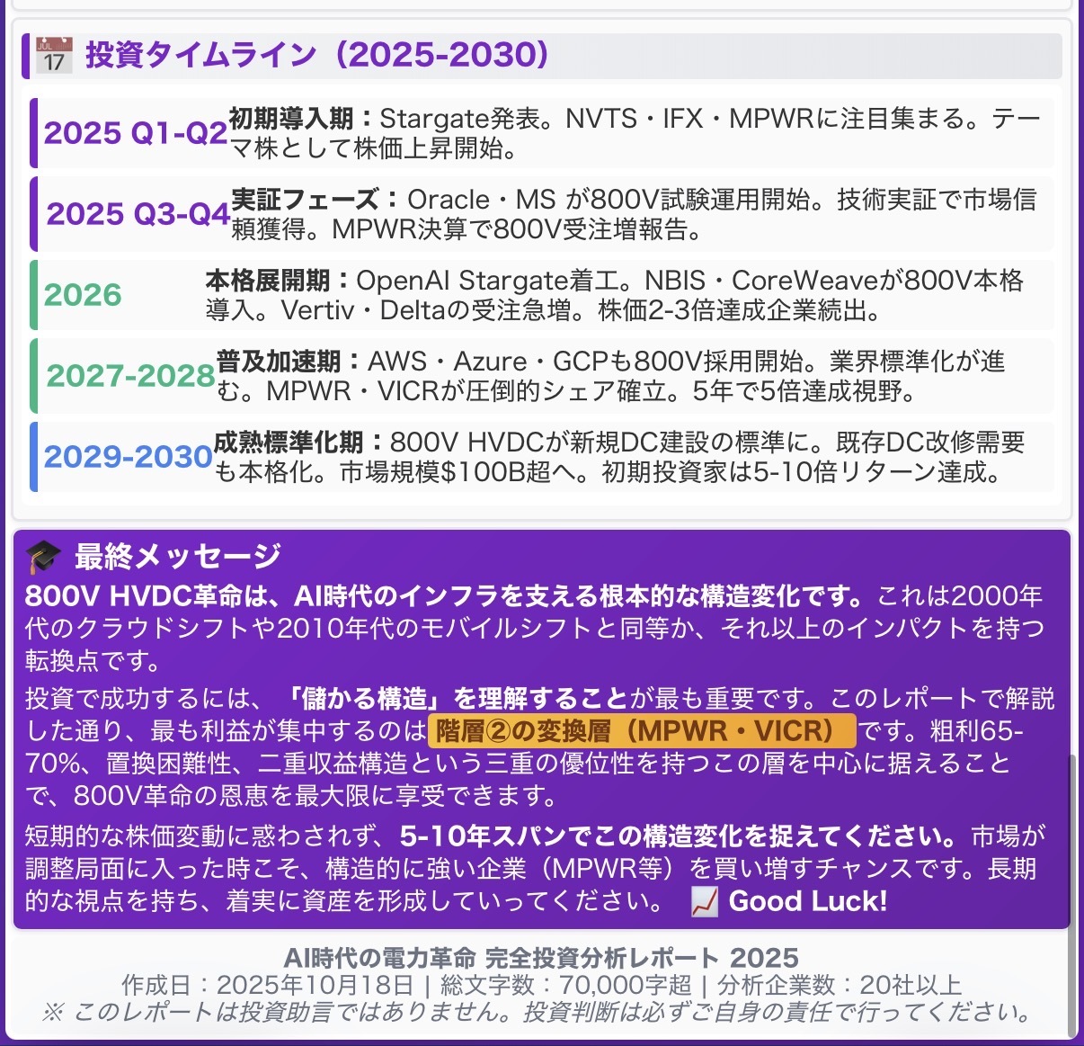 📘 題目：AI電力革命2025 ― NVIDIA主導「800V HVDC構想」完全図解