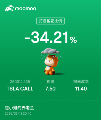 嗯坚持到开盘，不出意外我就要50%末日了。