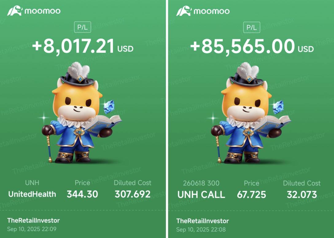 My UNH DD : Shares + Calls to 2026