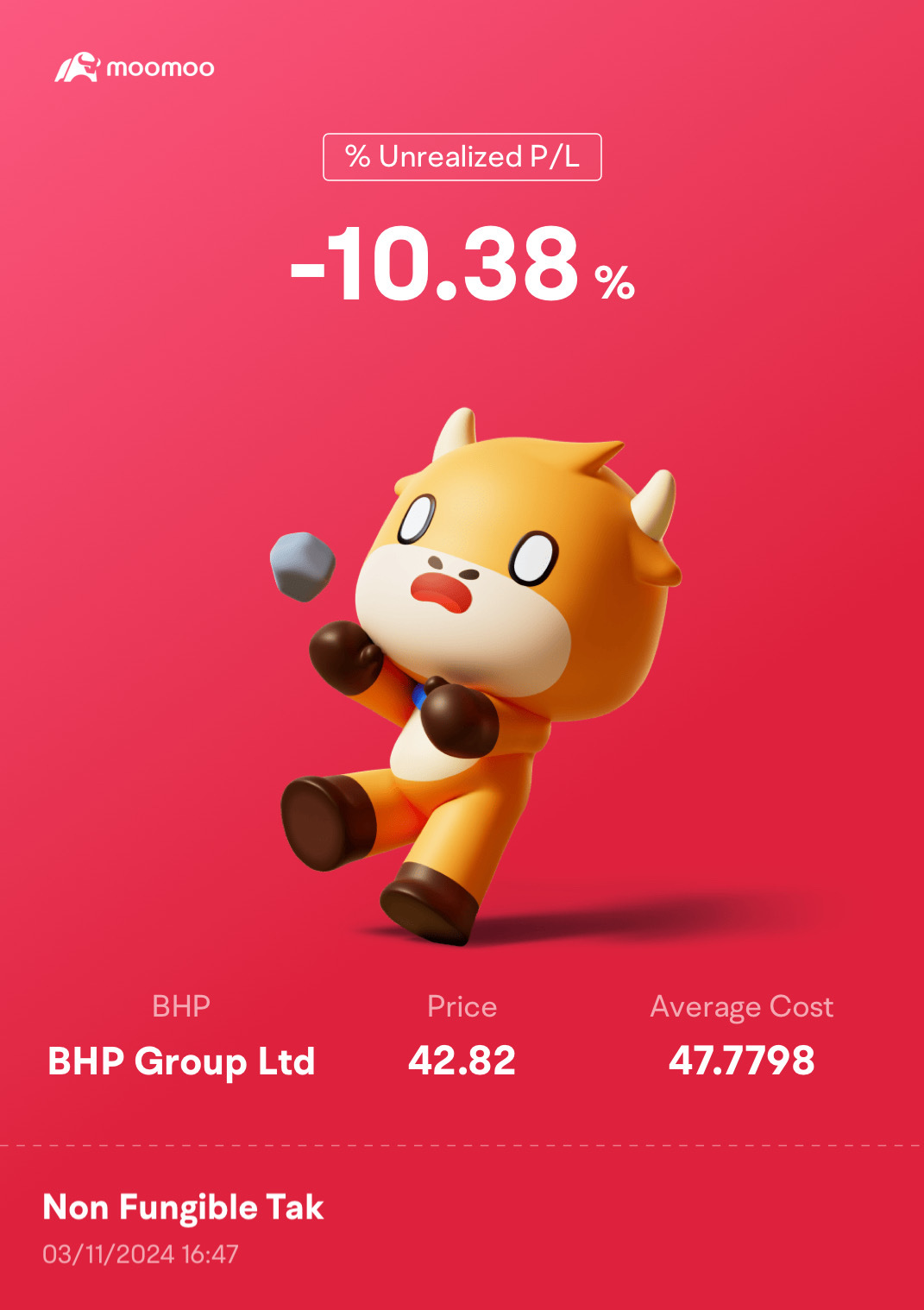 $BHP Group Ltd (BHP.AU)$