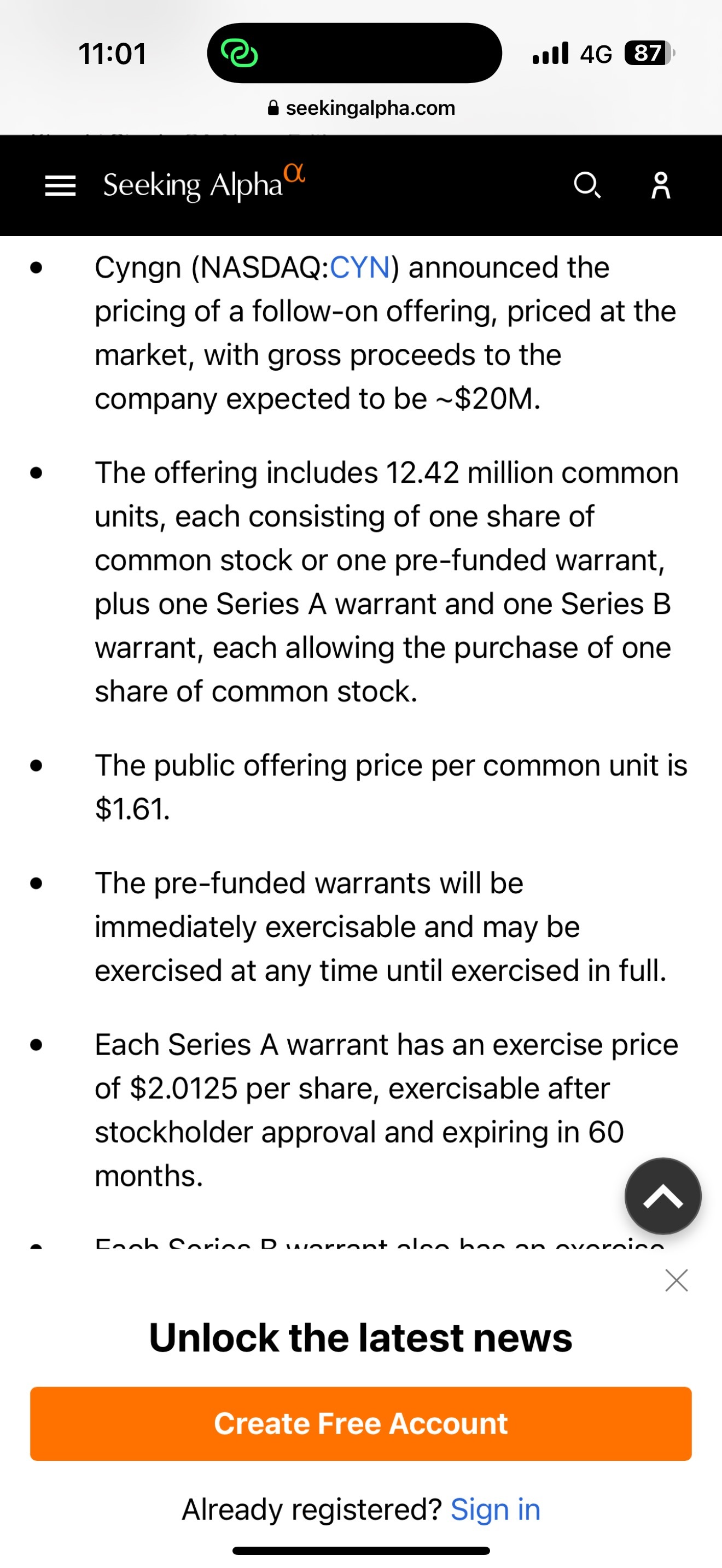 $Cyngn (CYN.US)$