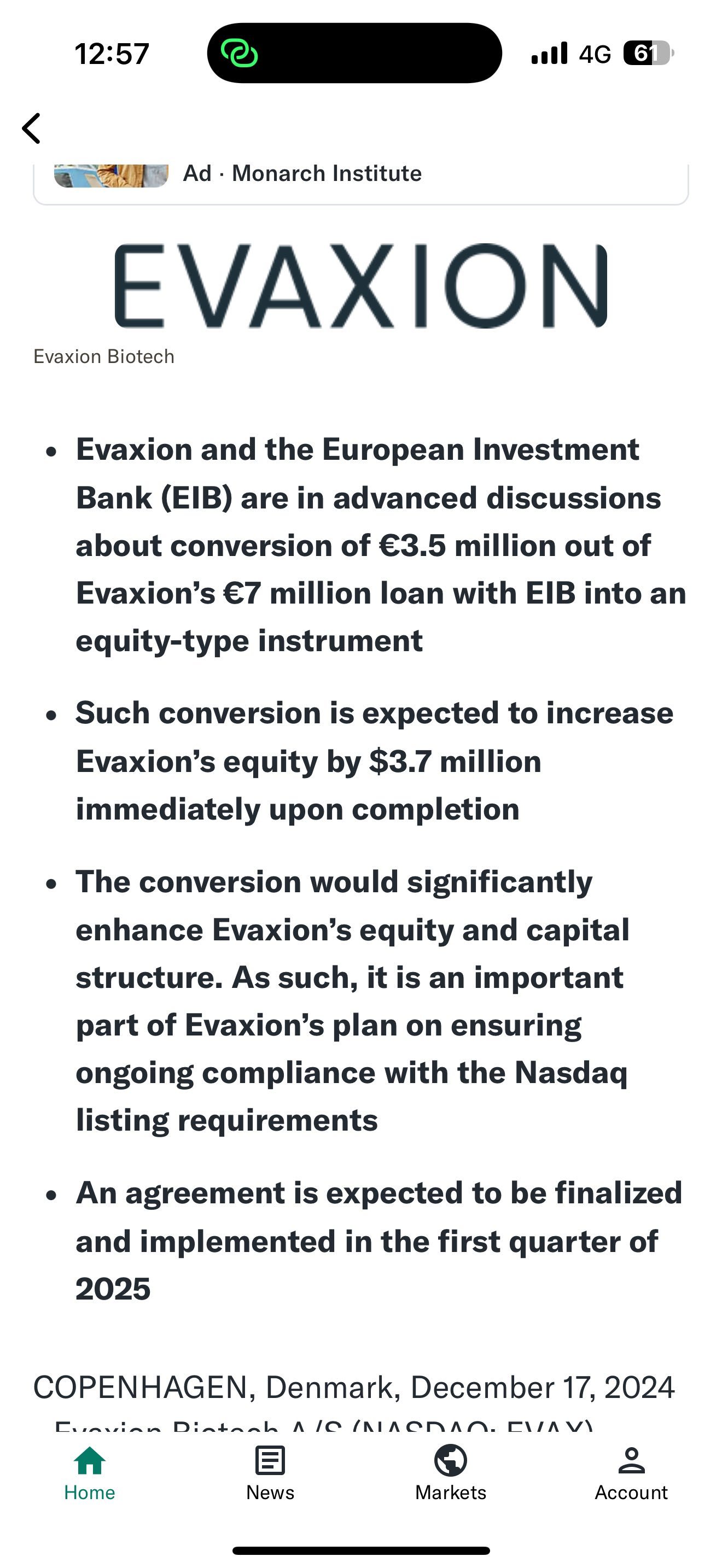 $Evaxion Biotech (EVAX.US)$