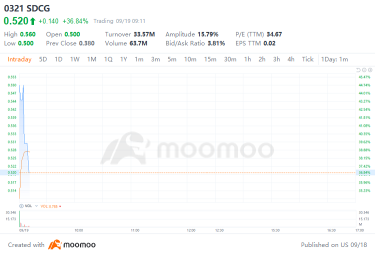 股市熱點 | SDCG首日上市大漲超過36%