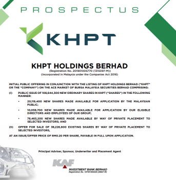 KHPT Holdings Launches IPO, Subscription Opens on 19 September