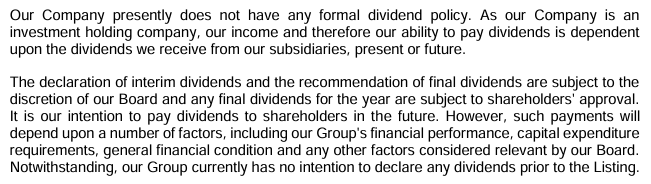  Source: Prospectus