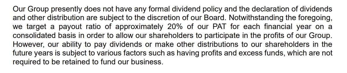 Source: Prospectus