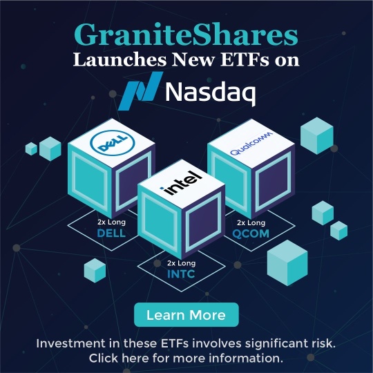 グラナイトシェアーズが新たに3つのETFを発表